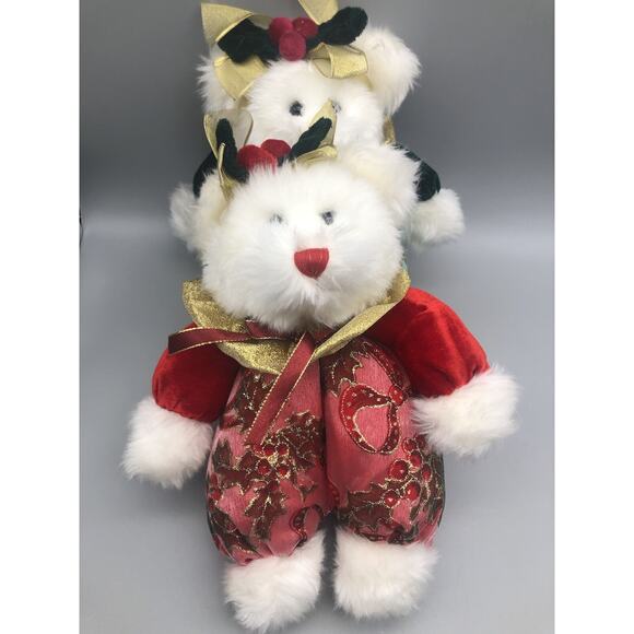 PBC International Rare Multicolor Bear Plushy Ornament Plush Holiday’s Themed 9" - Picture 14 of 16